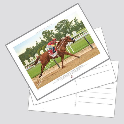 Justify Commemorative Collection Postcard